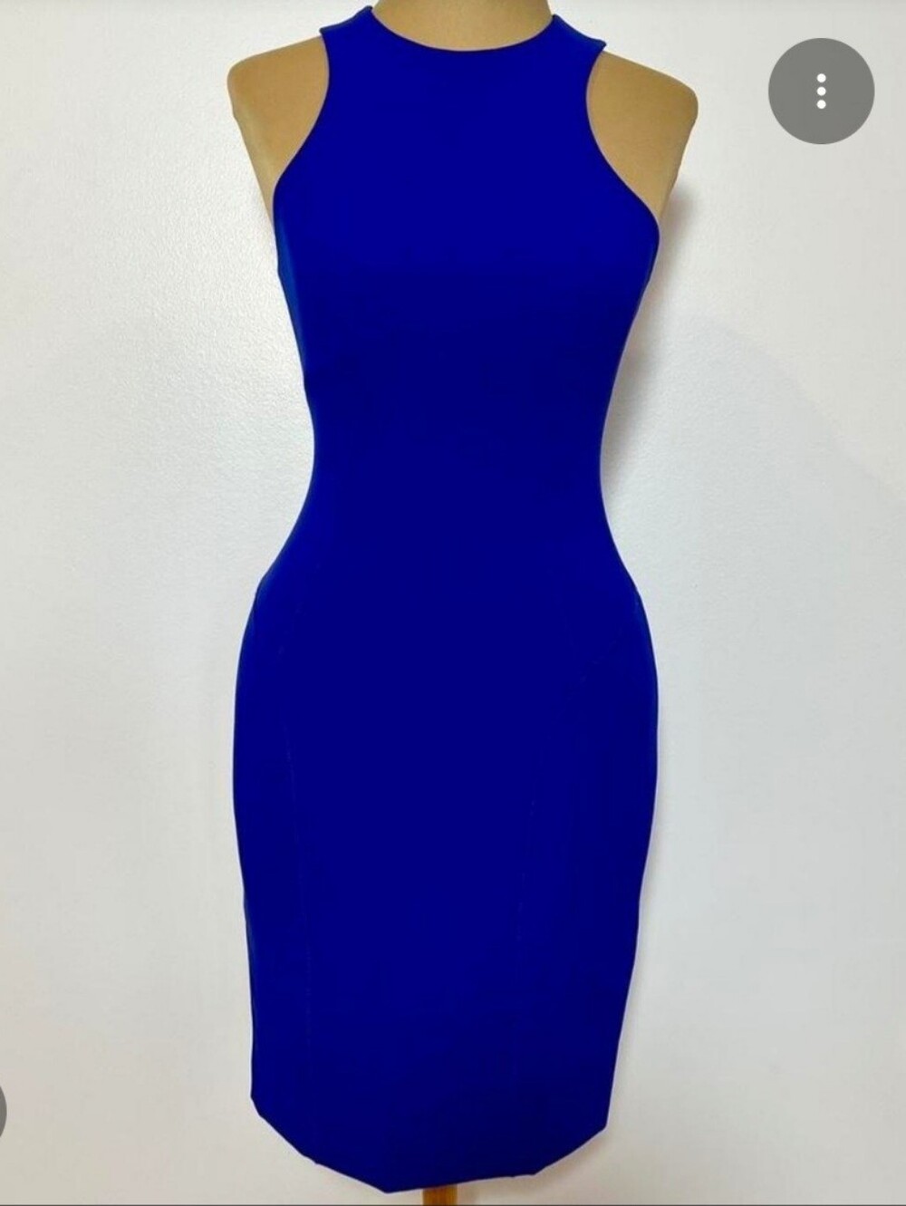 Alexander Wang Cobalt Blue Bodycon Mini Dress Womens XS 0
